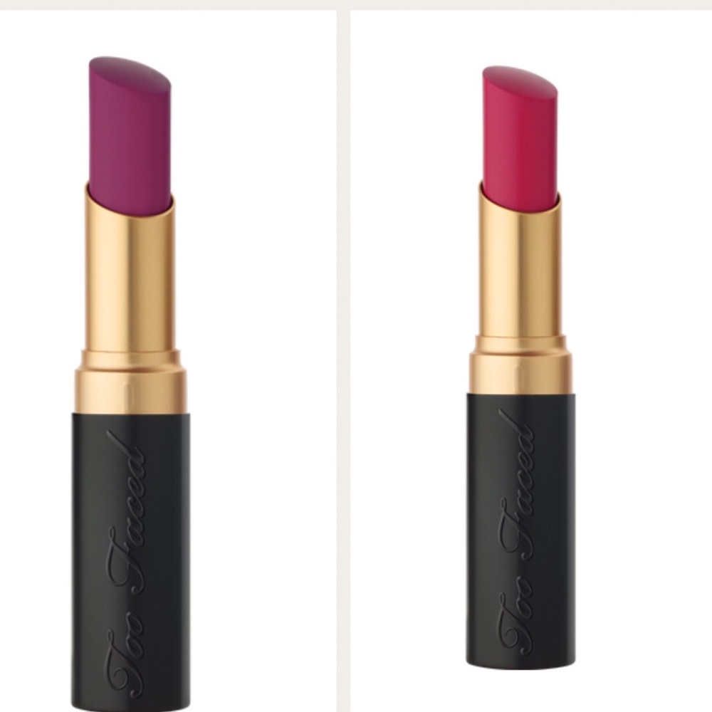 Too Faced lipsticks
